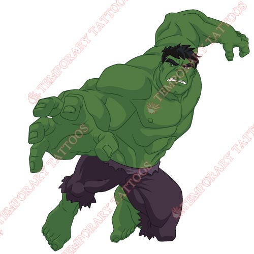 Hulk Customize Temporary Tattoos Stickers NO.156